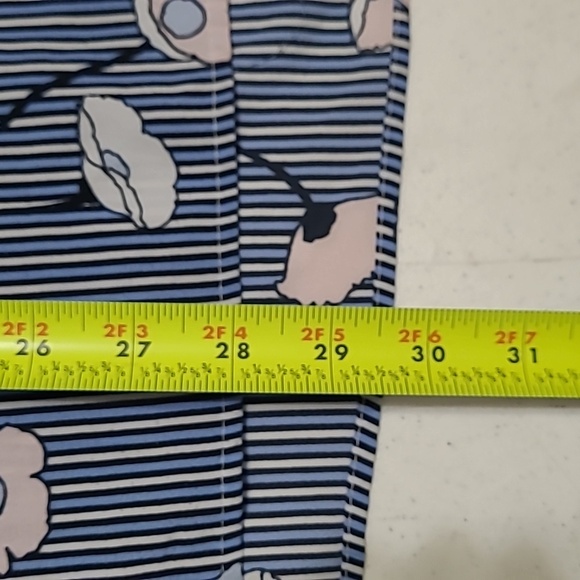 Tommy Hilfiger Navy Blue, Pink & White Striped Floral Button-up Top size 3X - Picture 8 of 9